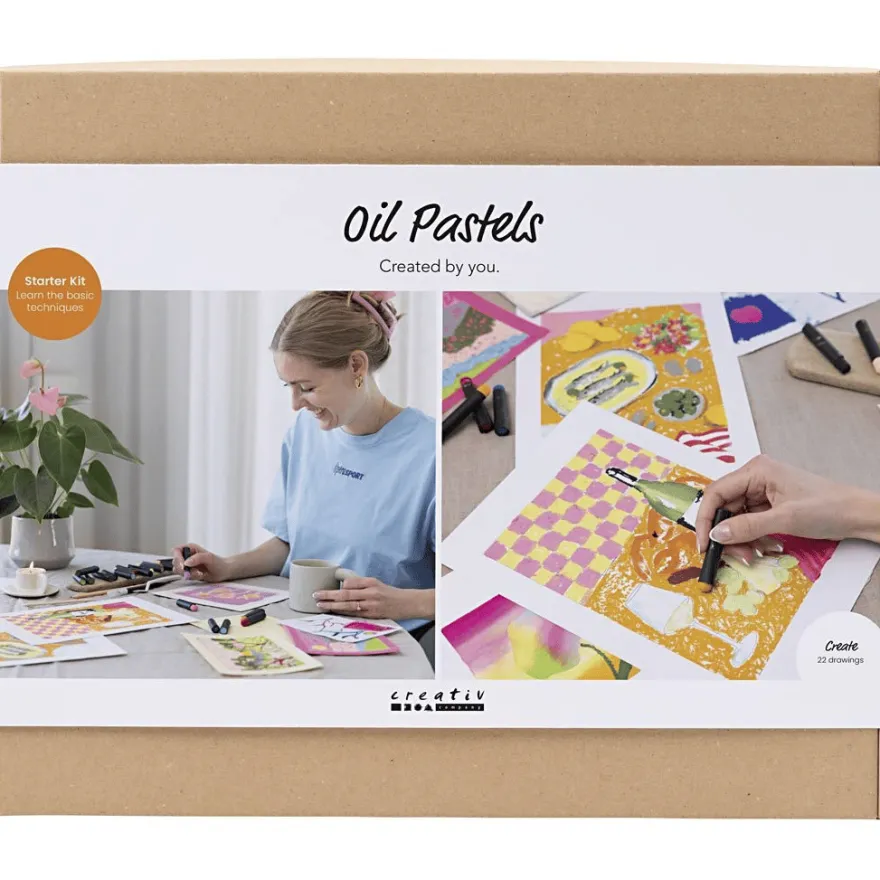 Lärset – oljepastell