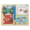 Låsbräda m. 4 jumboluckor