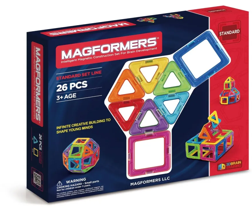Magformers 26 st. - Trekanter & Fyrkanter