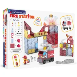 Magna-Tiles | Brandstation med ljud & ljus, 50 st.
