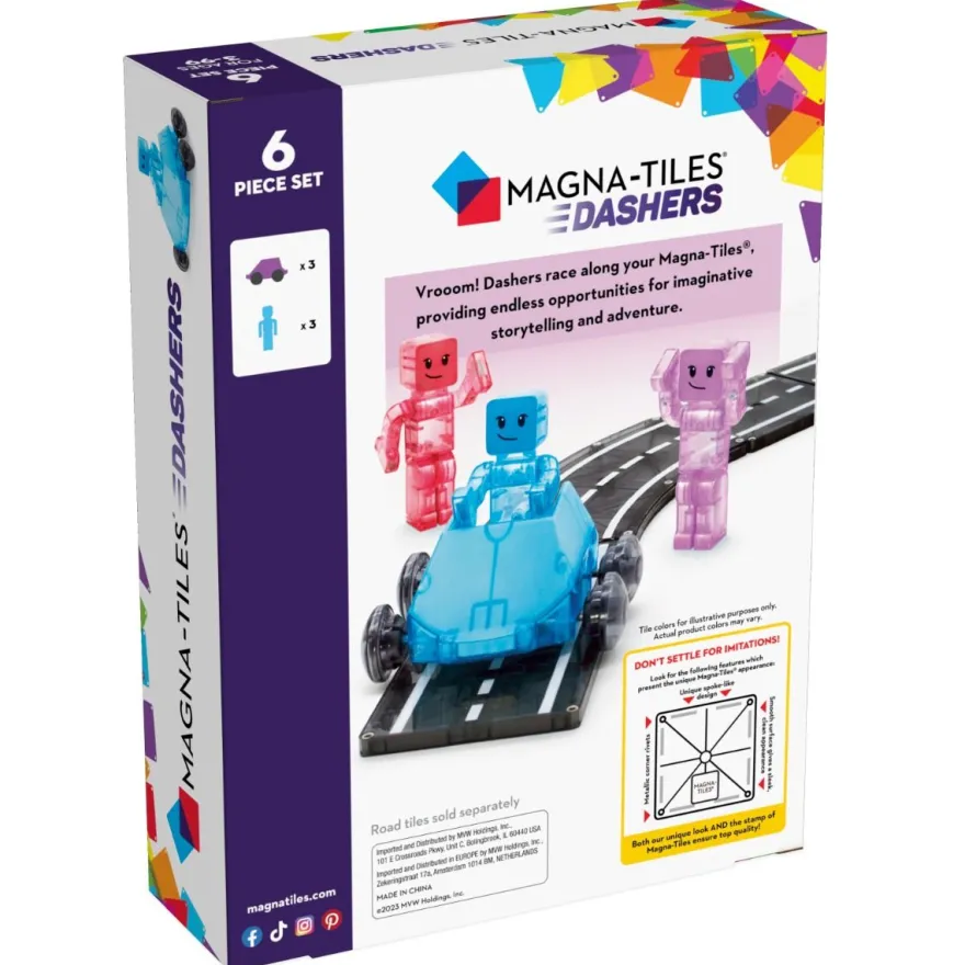 Magna-Tiles | Dashers, 6 delar