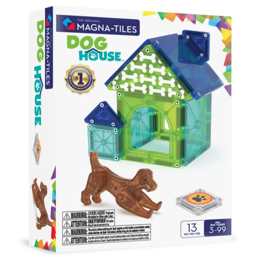Magna-Tiles | Det lilla hundhuset, 13 st.