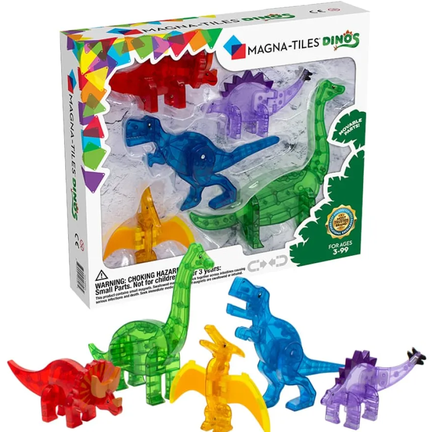 Magna-Tiles | Dinosaurier, 5 st.