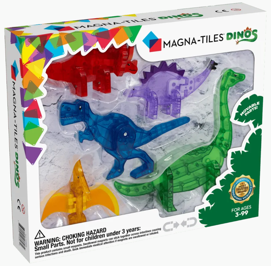 Magna-Tiles | Dinosaurier, 5 st.
