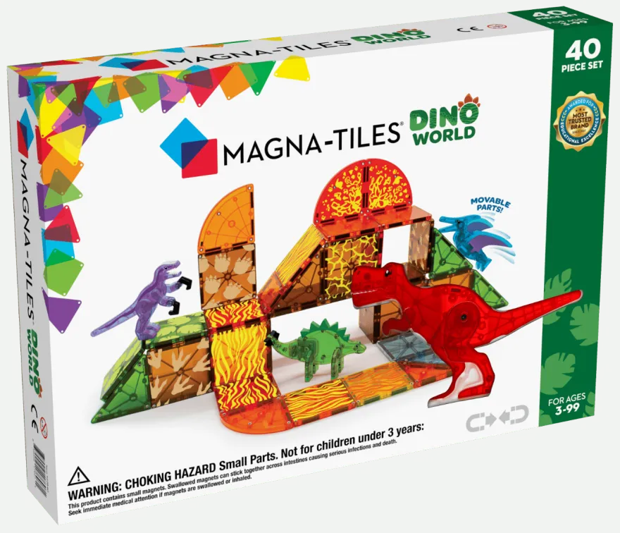 Magna-Tiles | Dino World, 40 st.