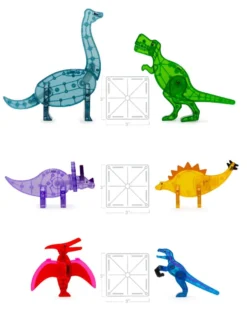 Magna-Tiles | Dino World XL, 50 st.