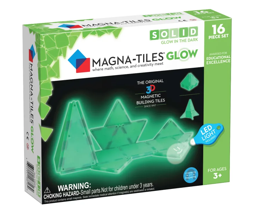 Magna-Tiles | Glow in the dark 16 st.