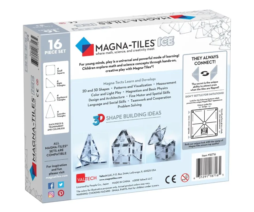 Magna-Tiles | Ice 16 st.