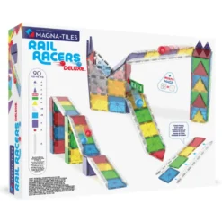 Magna-Tiles | Kulbana Rail Racers Deluxe, 90 st.