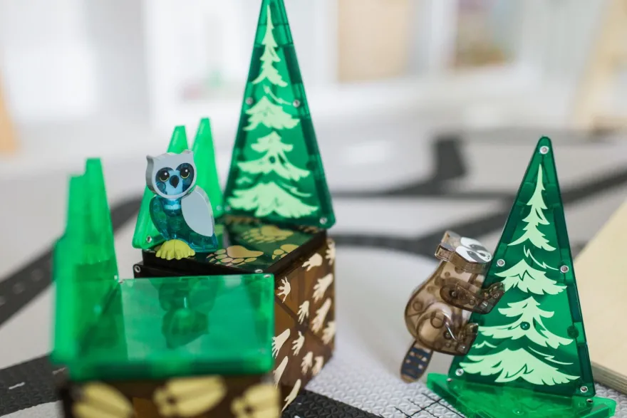 Magna-Tiles | Livet i skogen, 25 st.