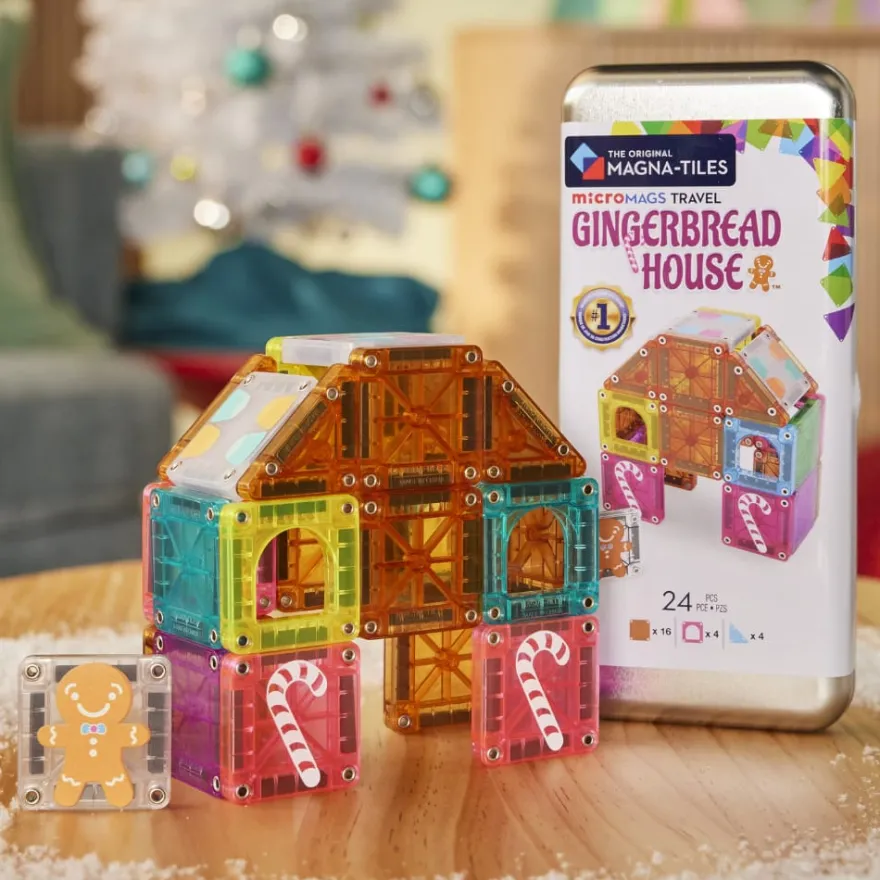 Magna-Tiles | microMAGS Gingerbread House, 24 st.