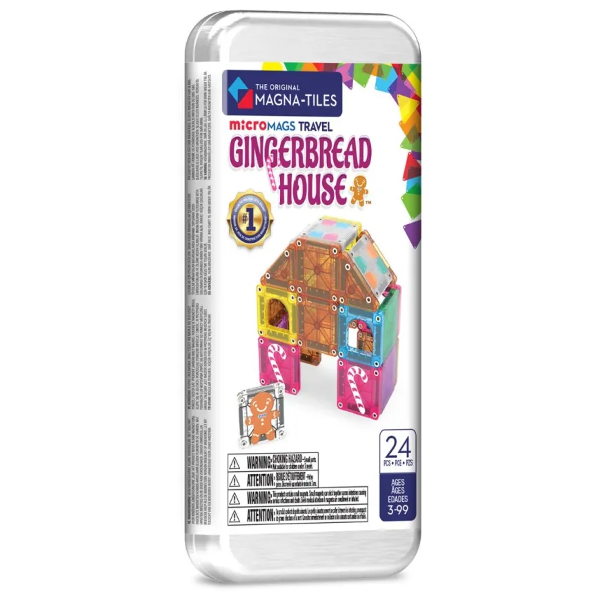 Magna-Tiles | microMAGS Gingerbread House, 24 st.