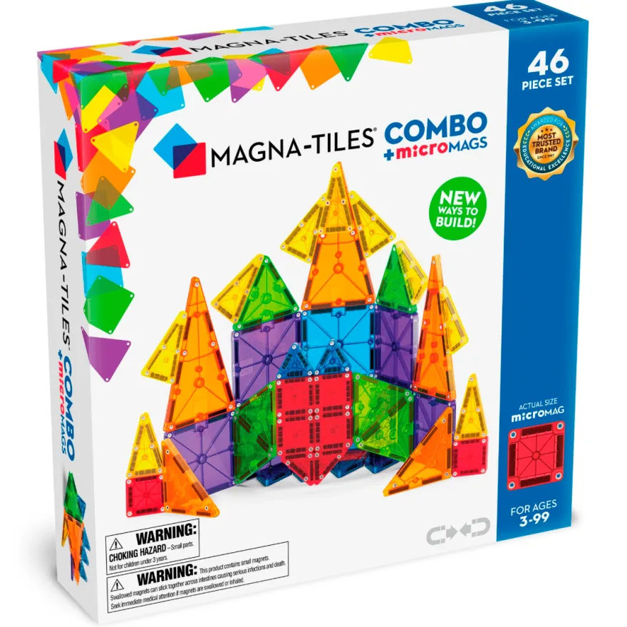 Magna-Tiles | microMAGS Kombi, 46 st.