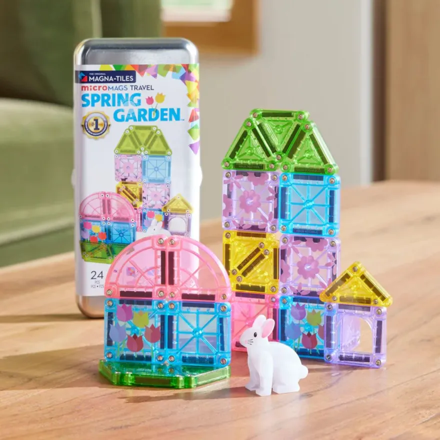 Magna-Tiles | microMAGS Spring Garden, 24 st.