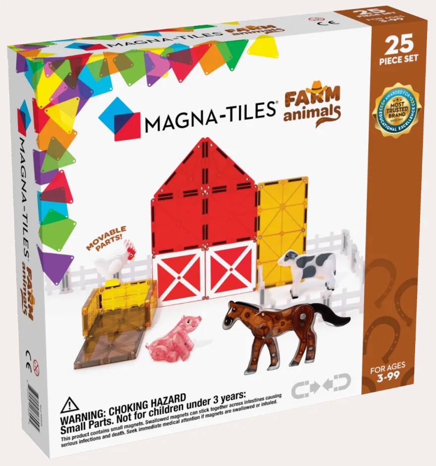 Magna-Tiles | På bondgården, 25 st.