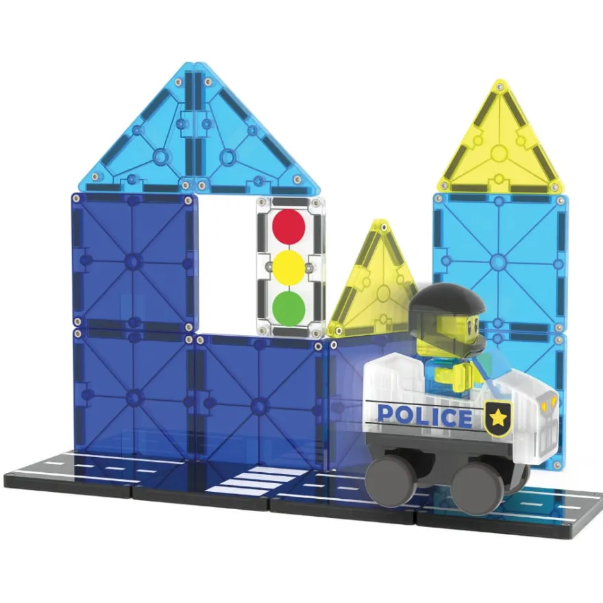 Magna-Tiles | Polispatrull, 20 st.