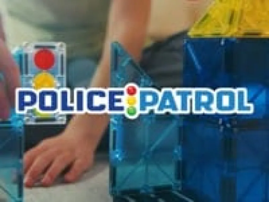 Magna-Tiles | Polispatrull, 20 st.