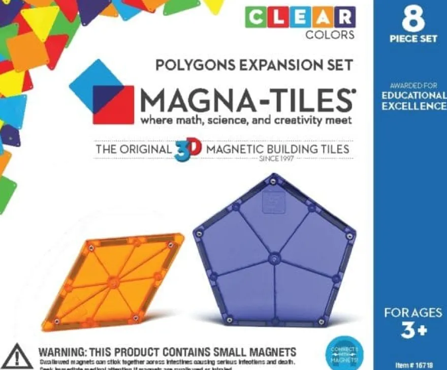 Magna-Tiles | Polygoner 8 st.