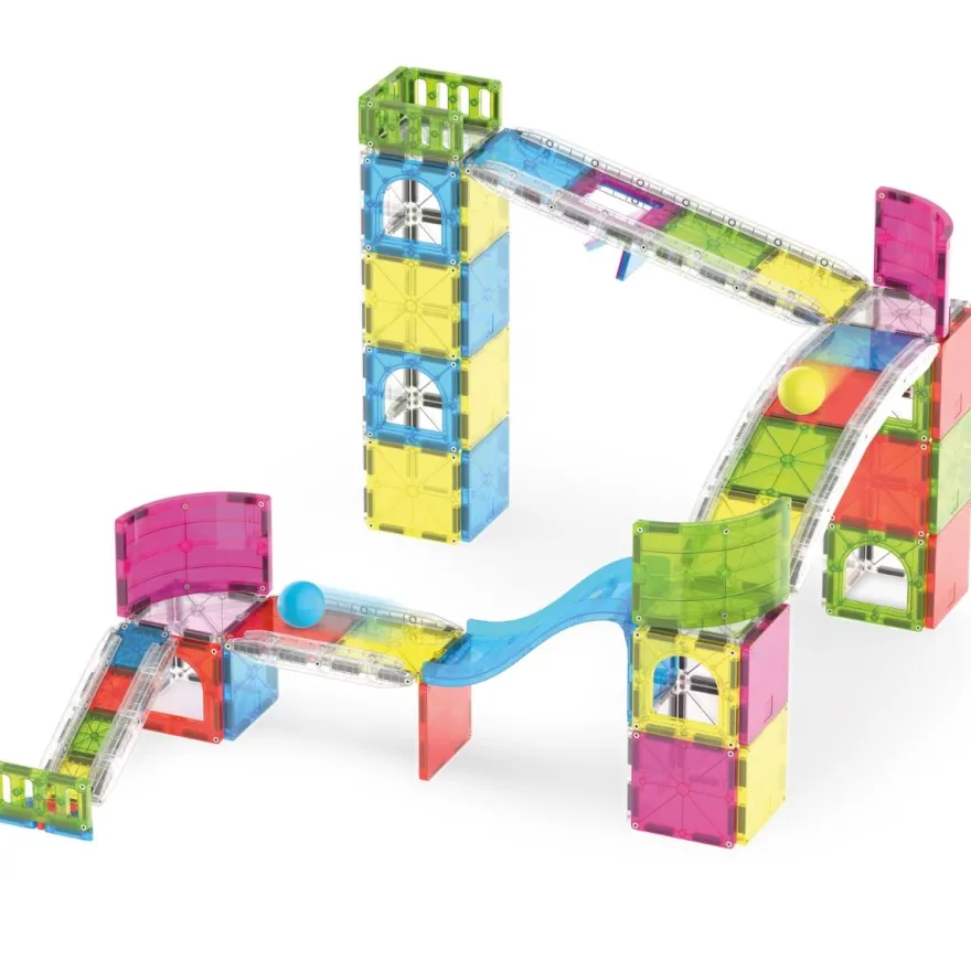 Magna-Tiles | Rail Racers Max kulbana, 80 st.