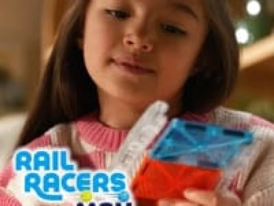 Magna-Tiles | Rail Racers Max kulbana, 80 st.