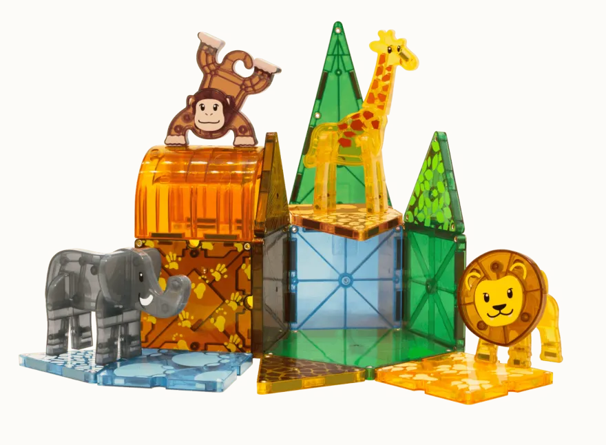 Magna-Tiles | Safaridjur, 25 st