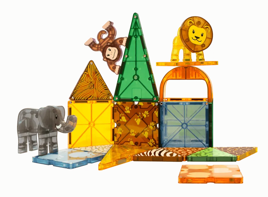 Magna-Tiles | Safaridjur, 25 st