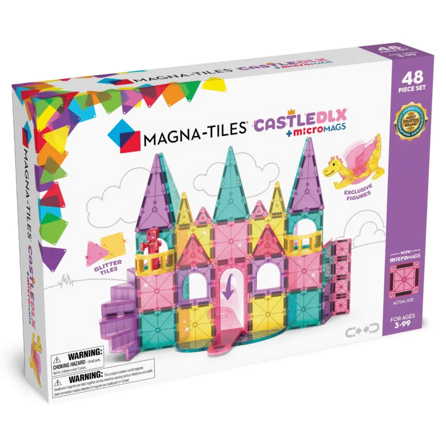 Magna-Tiles | Sagoslott Deluxe, 48 st.