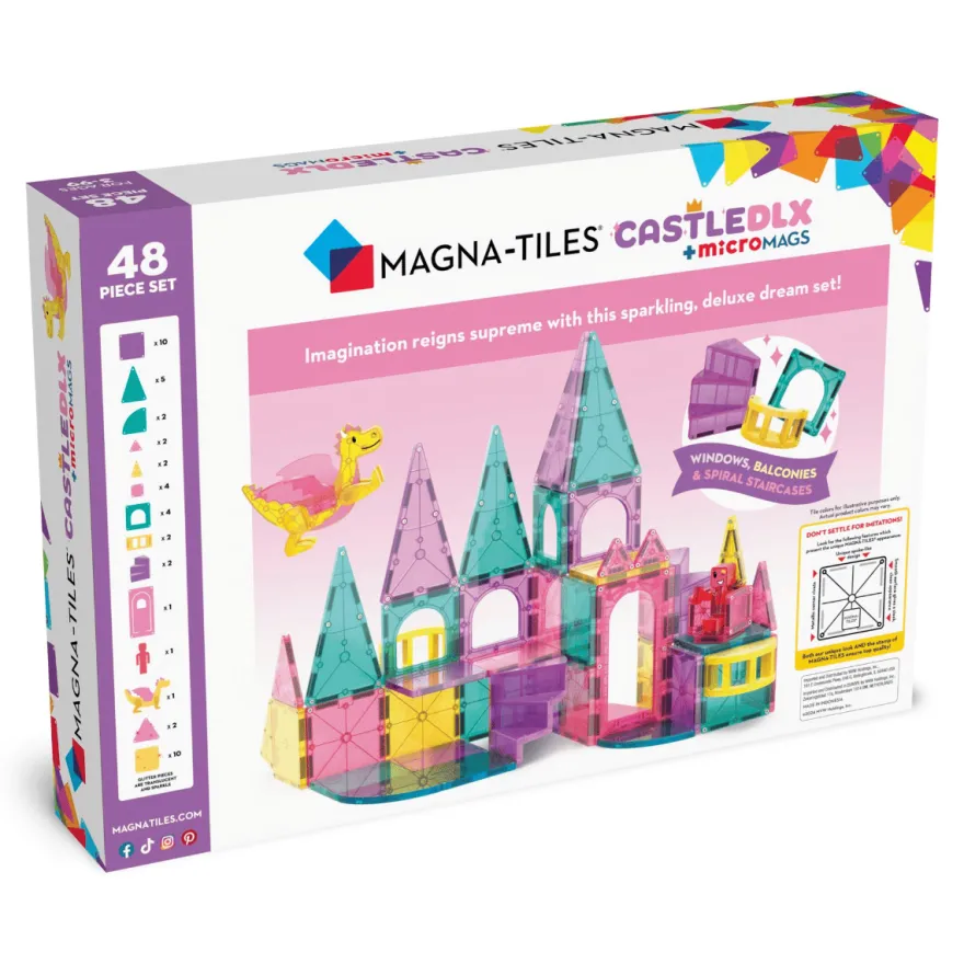 Magna-Tiles | Sagoslott Deluxe, 48 st.