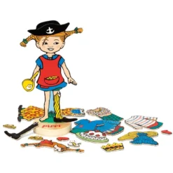 Magnetisk klippdocka, Pippi Långstrump
