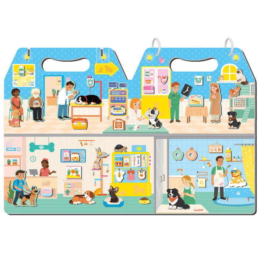 Magnetiskt lekpaket – Hos veterinären
