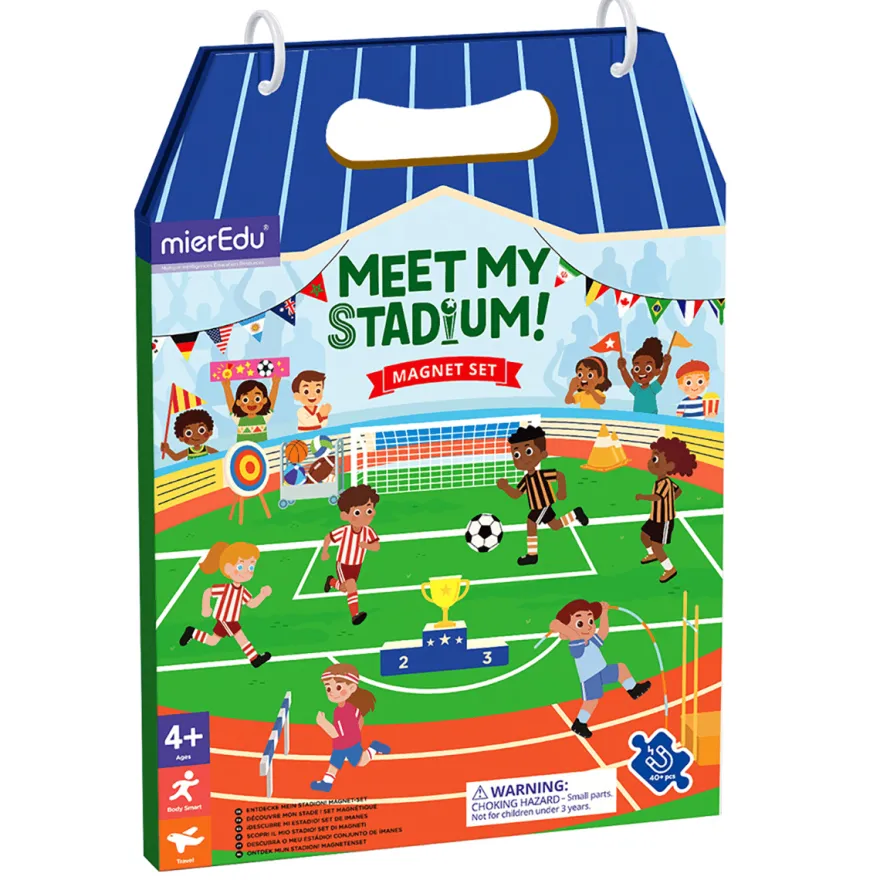 Magnetiskt lekpaket – På stadion