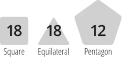 MAG Polydron | Spegelpaket | 48 delar
