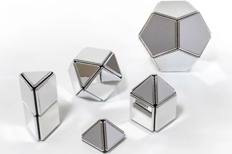 MAG Polydron | Spegelpaket | 48 delar