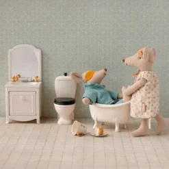 Maileg - Badkar för möss - Råvitt