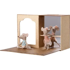 Maileg - Ballettmus, syster & bror - Dansstudie