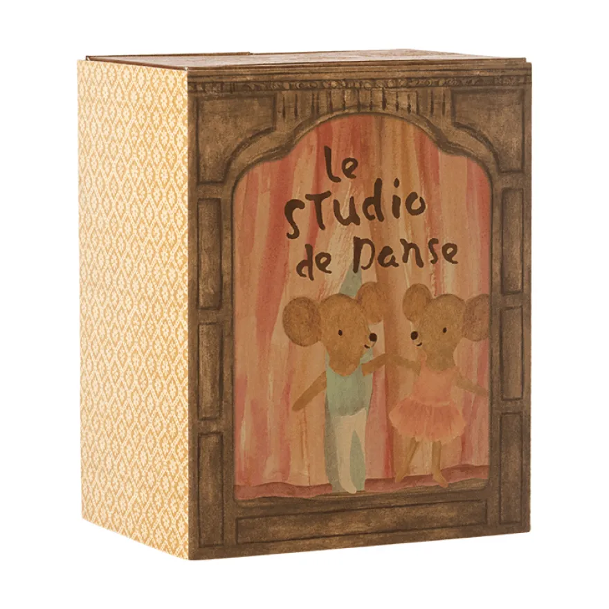 Maileg - Ballettmus, syster & bror - Dansstudie