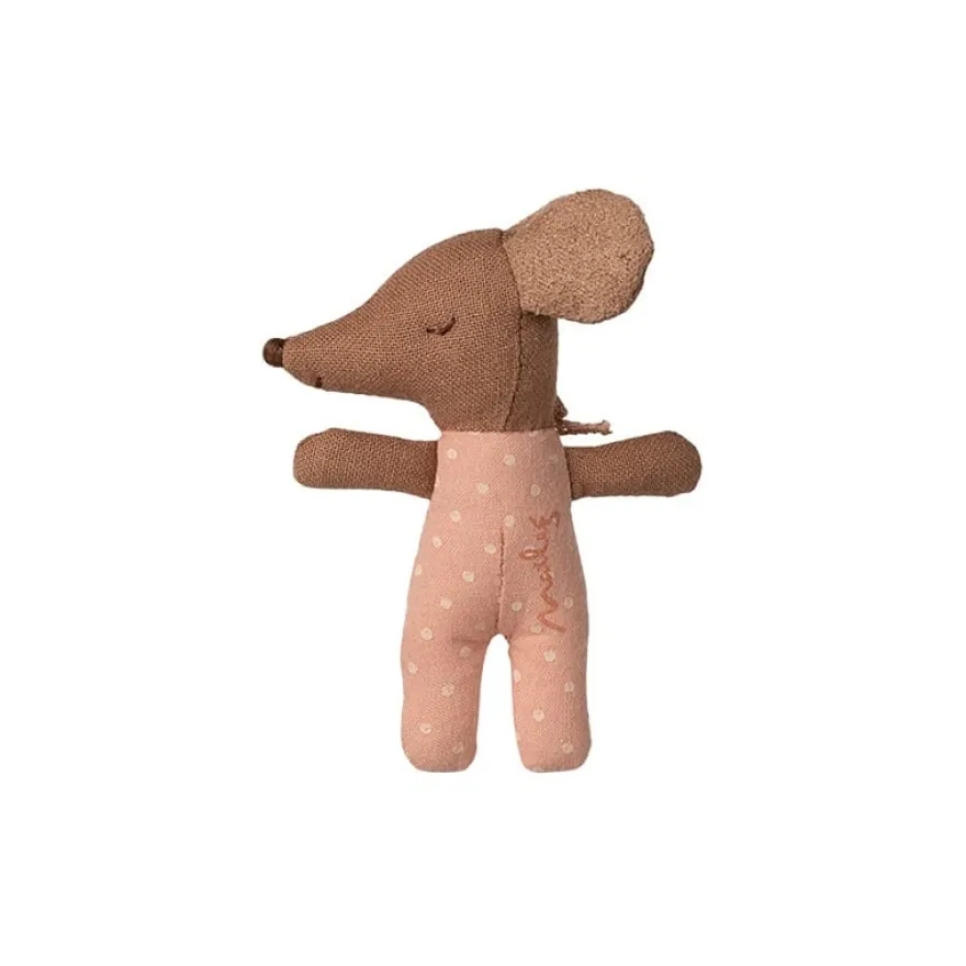 Maileg - Musbebis i tändsticksask, rosa