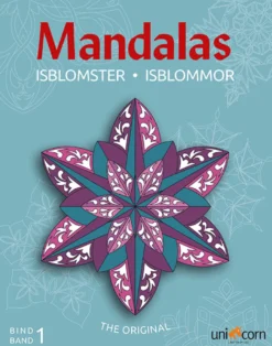 Mandalas Målarbok med Äventyrliga Isblommor