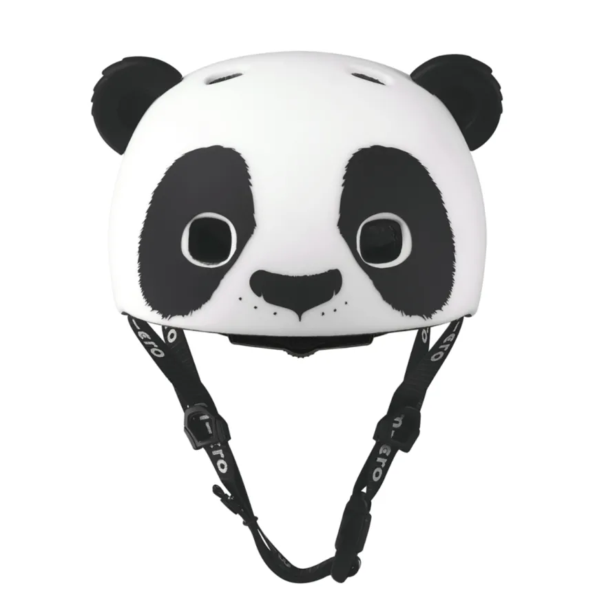 Micro cykelhjälm Panda - XSmall, 46-50 cm