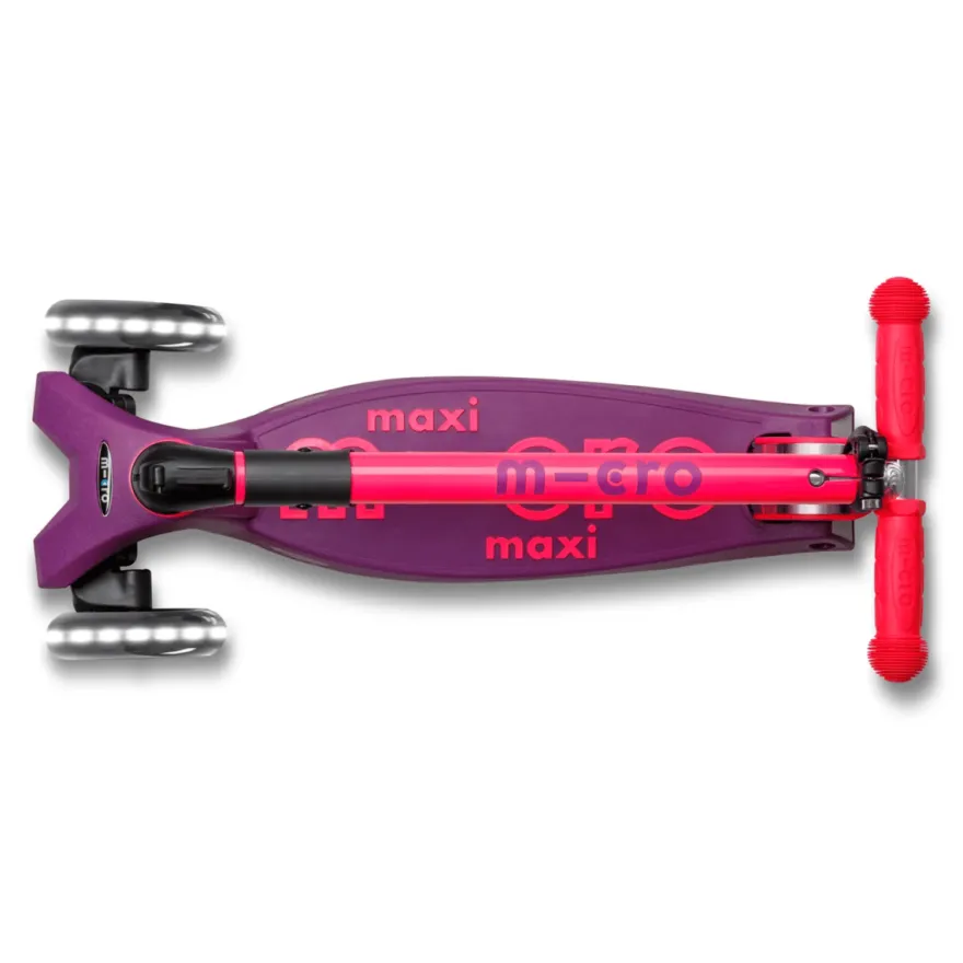 Micro – Maxi Deluxe hopfällbar LED, neonrosa