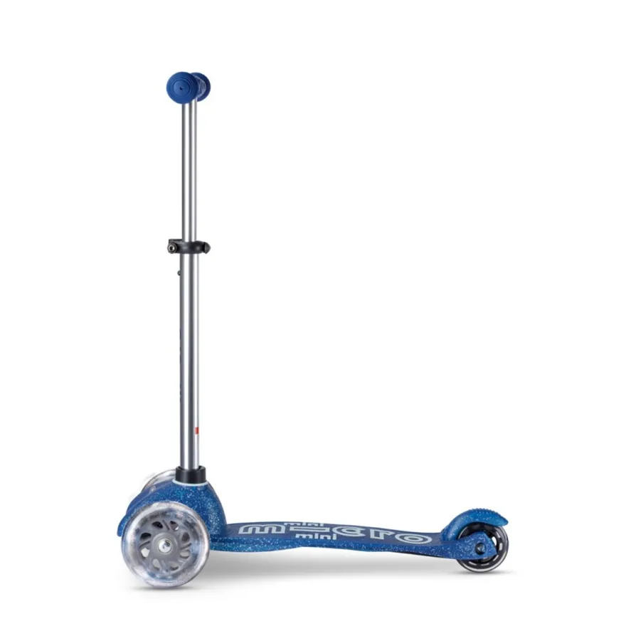 Micro Sparkcykel - Mini Deluxe Glitter LED, Marin