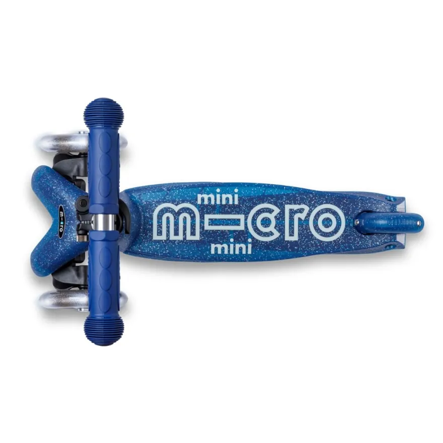 Micro Sparkcykel - Mini Deluxe Glitter LED, Marin