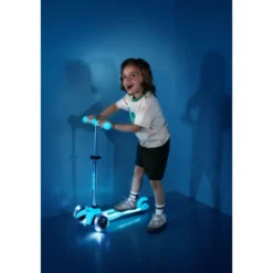 Micro Sparkcykel - Mini Deluxe Glow LED Plus, Aqua