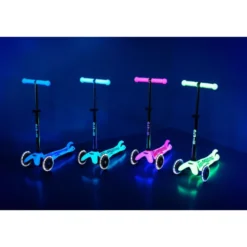Micro Sparkcykel - Mini Deluxe Glow LED Plus, Aqua