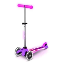 Micro Sparkcykel - Mini Deluxe Glow LED Plus, Rosa