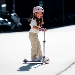 Micro Sparkcykel - Mini Deluxe Glitter LED, Lila