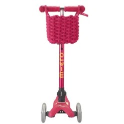 Micro-sparkcykel, tillbehör - Korg, Rosa