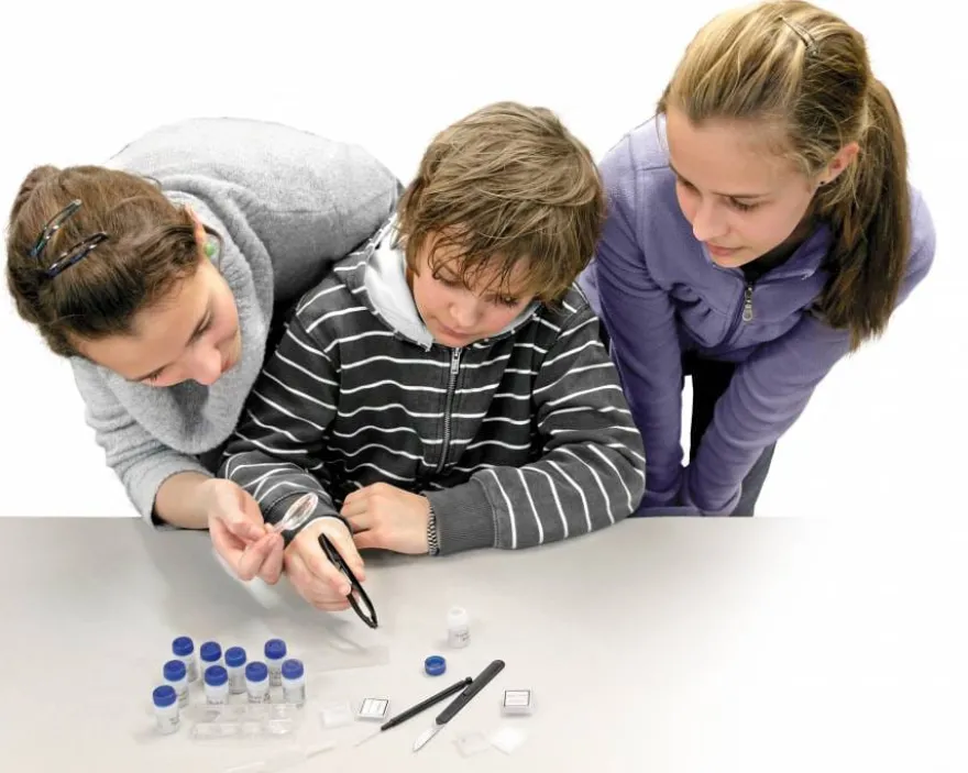 Mikroskop experimentset med tillbehör