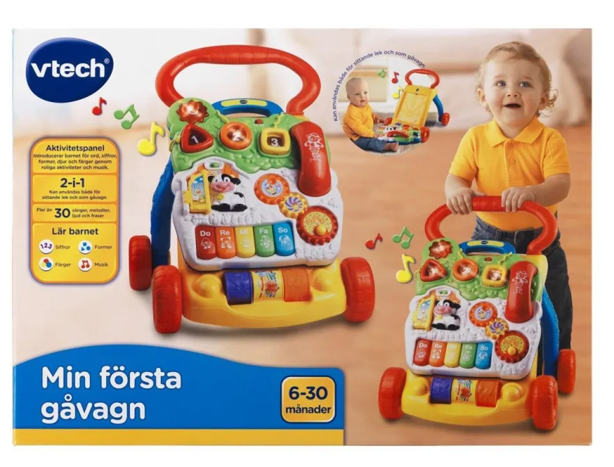 Min första gåvagn med ljud och ljus