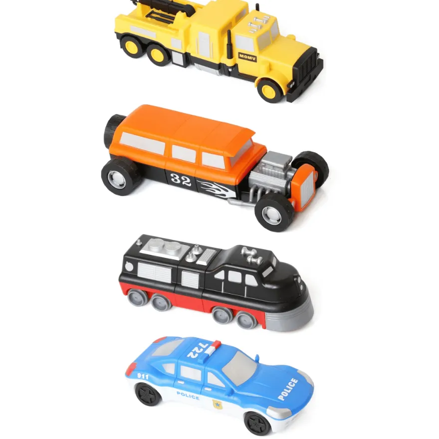 Mix & match – Transportmedel, 21 delar